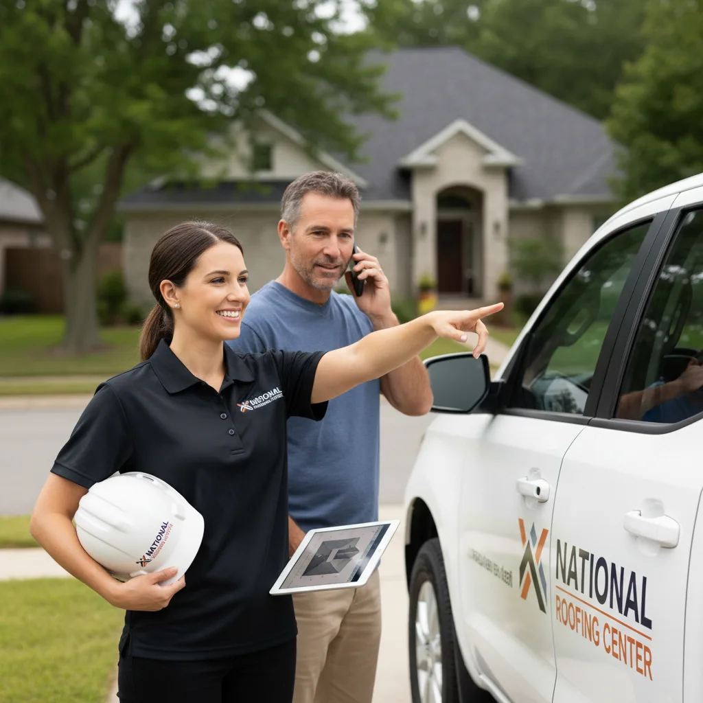 National Roofing Center customer support in Sanbornton